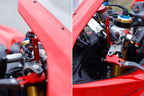 CNC Racing Aluminum Front Reservoir Brackets for the Ducati Panigale V4 (2025+)