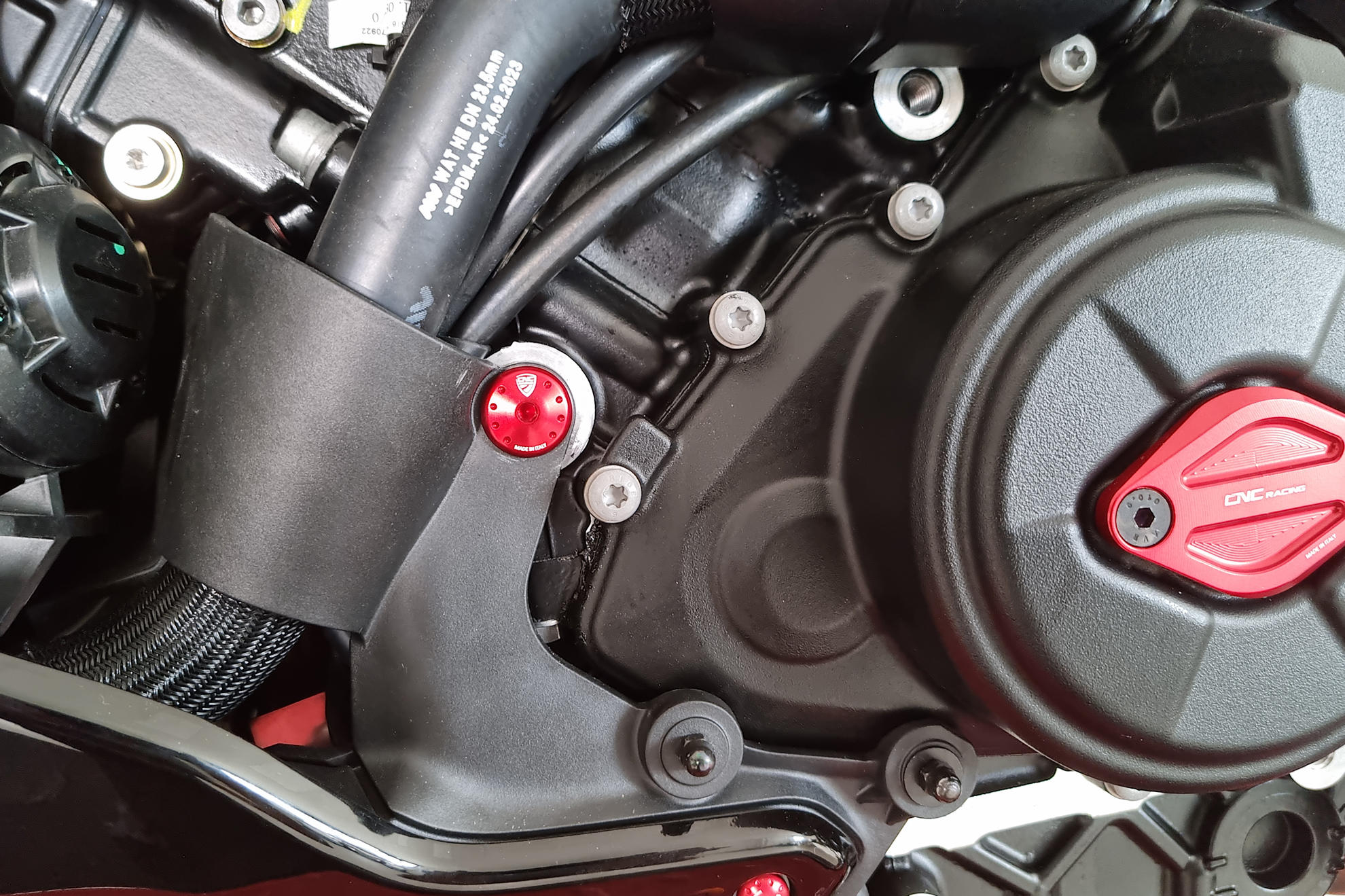 CNC Racing Belly Pan Left Side Support Screw Kit for the Ducati Diavel V4