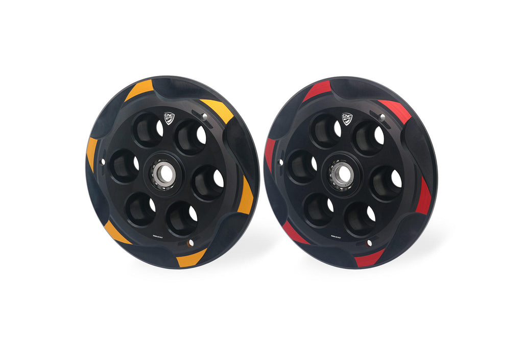 CNC Racing Bi-Color Billet Pressure Plate For MV Agusta Euro5 Brutale, Dragster, Turismo Veloce, and F3 / Superveloce 800 (2021+)