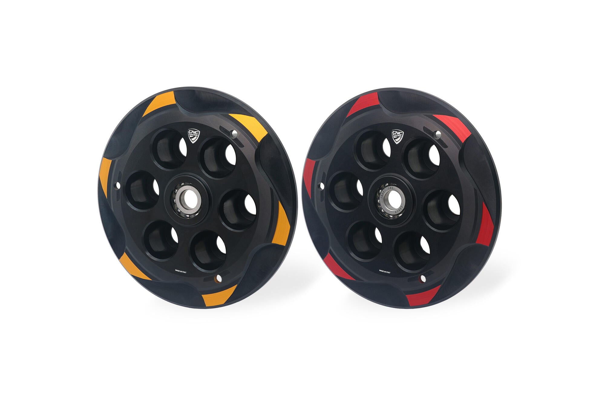 CNC Racing Bi-Color Billet Pressure Plate For MV Agusta Euro5 Brutale, Dragster, Turismo Veloce, and F3 / Superveloce 800 (2021+)