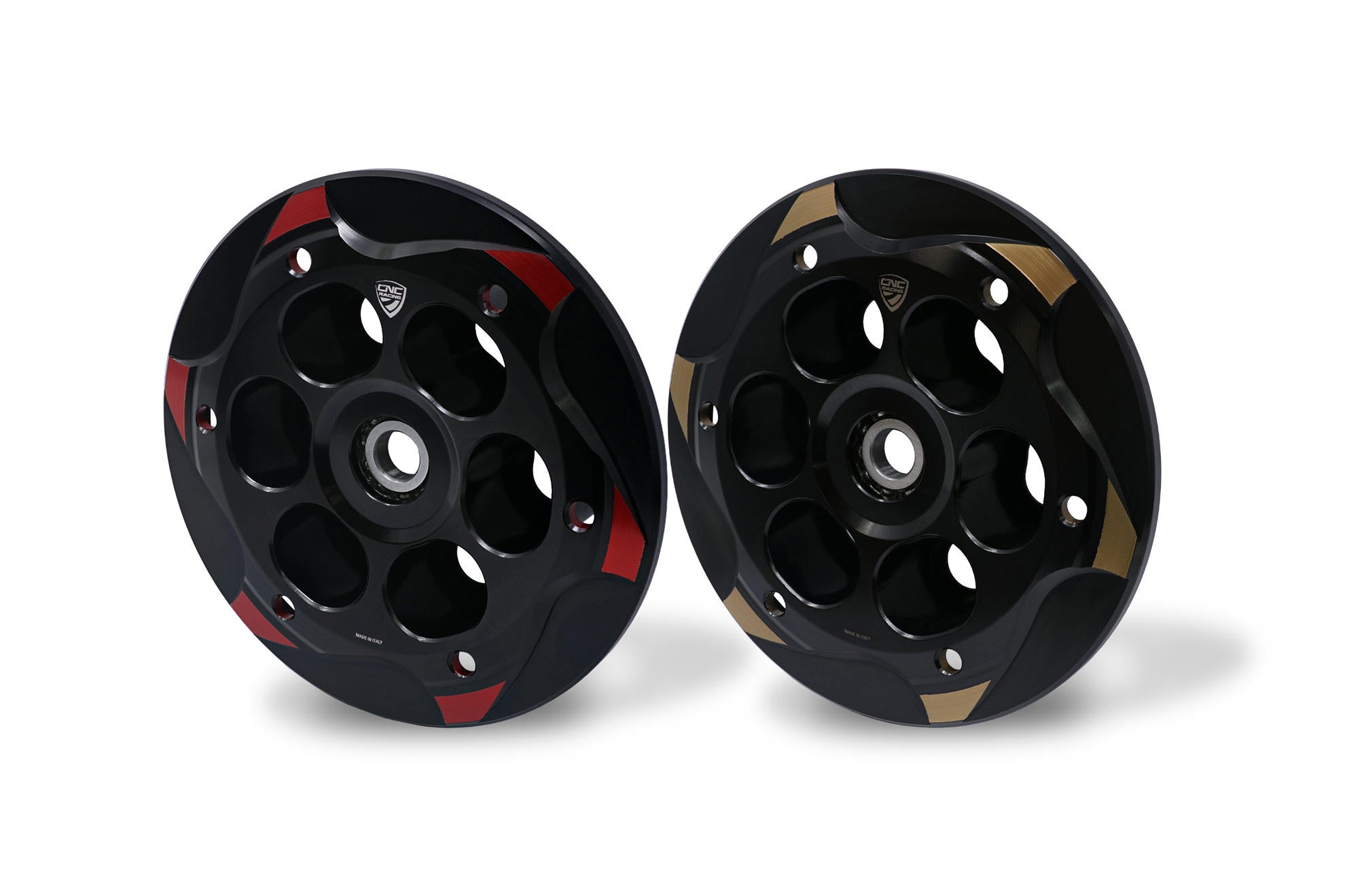 CNC Racing Bi-Color Billet Pressure Plate For MV Agusta F3/B3 Models With OE Slipper Clutch (15-20)