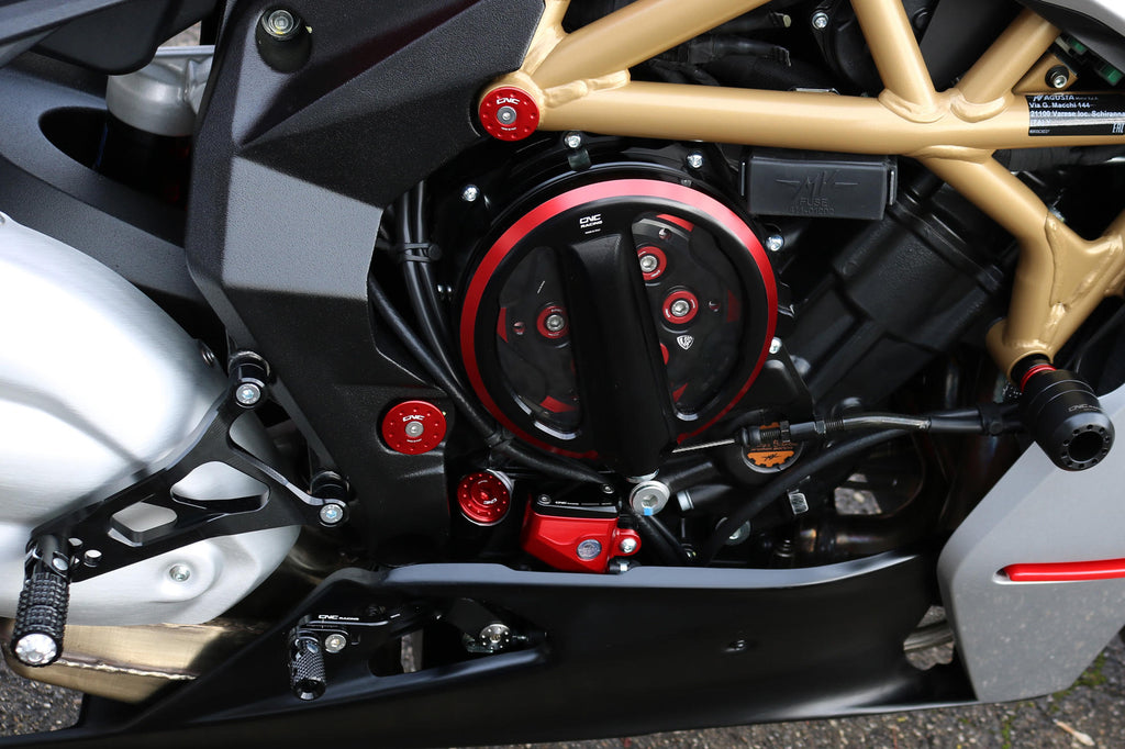 CNC Racing Bi-Color Billet Pressure Plate For MV Agusta F3/B3 Models With OE Slipper Clutch (15-20)
