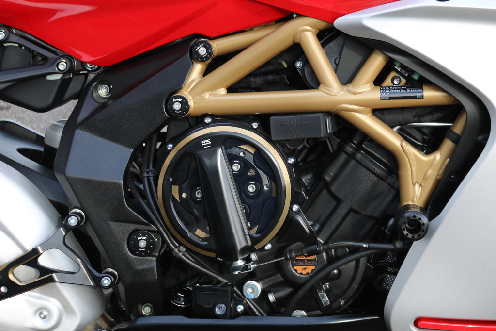 CNC Racing Bi-Color Billet Pressure Plate For MV Agusta F3/B3 Models With OE Slipper Clutch (15-20)