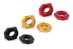 CNC Racing Billet Chain Adjuster Blocks for the Ducati DesertX, Multistrada V4, 1200 / 1260 Enduro, 950, V2, and Panigale 899 / 959