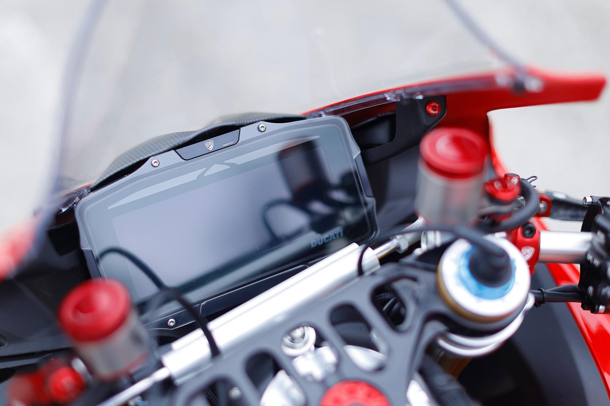 CNC Racing Billet Dash Protector for Ducati Panigale V4 (2025+)