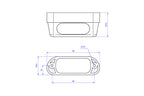 CNC Racing Billet LED Plate Light 'FIRE'