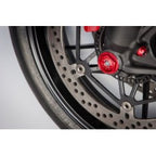CNC Racing Billet LH side Front Axle Plug for Ducati and RH Side plug for Aprilia RSV4/Tuono V4 models