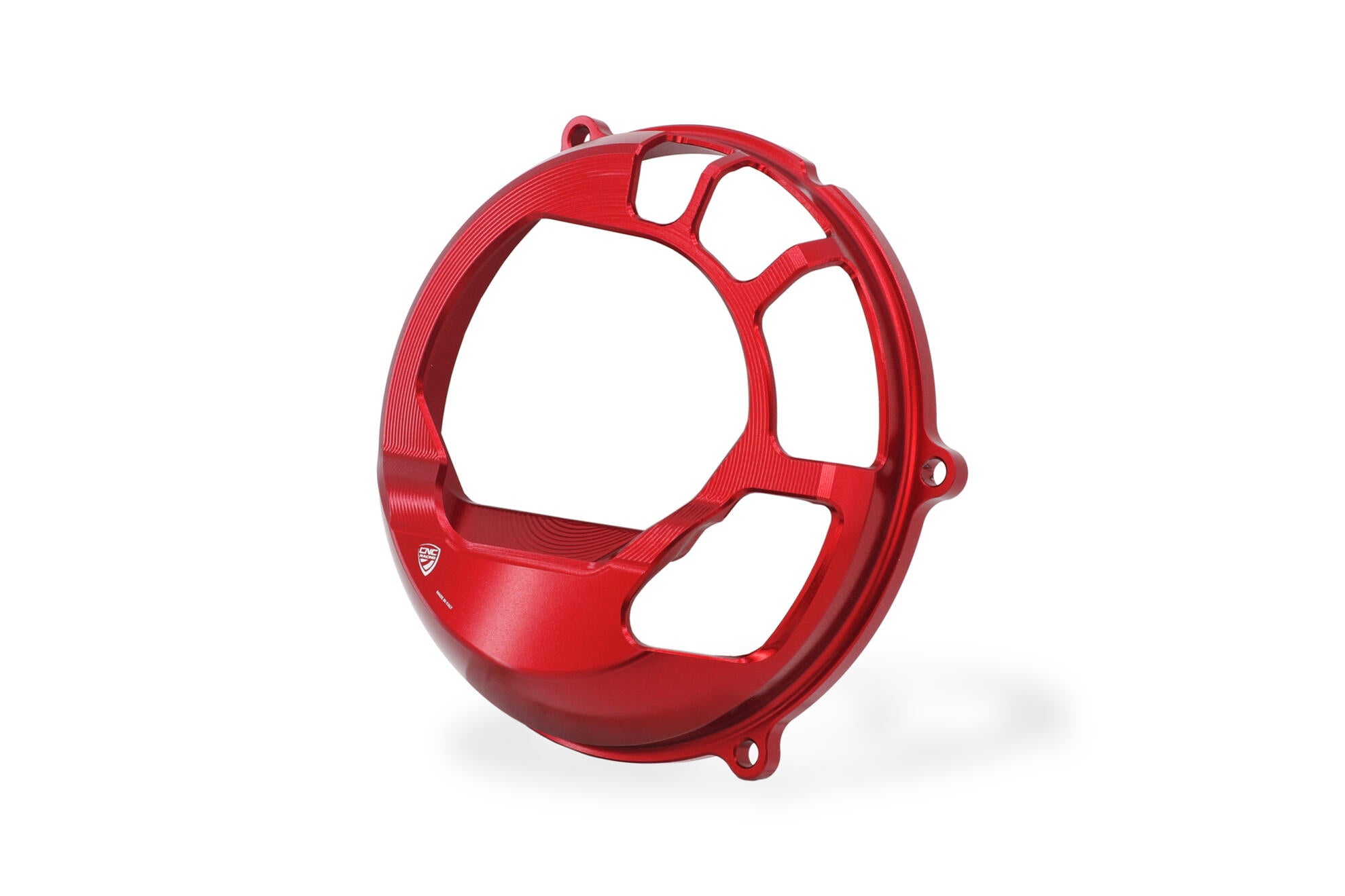 CNC Racing Billet OPEN Ducati V4 Dry Clutch Cover for the V4 Panigale R / SP, Streetfighter SP, and Multistrada RS