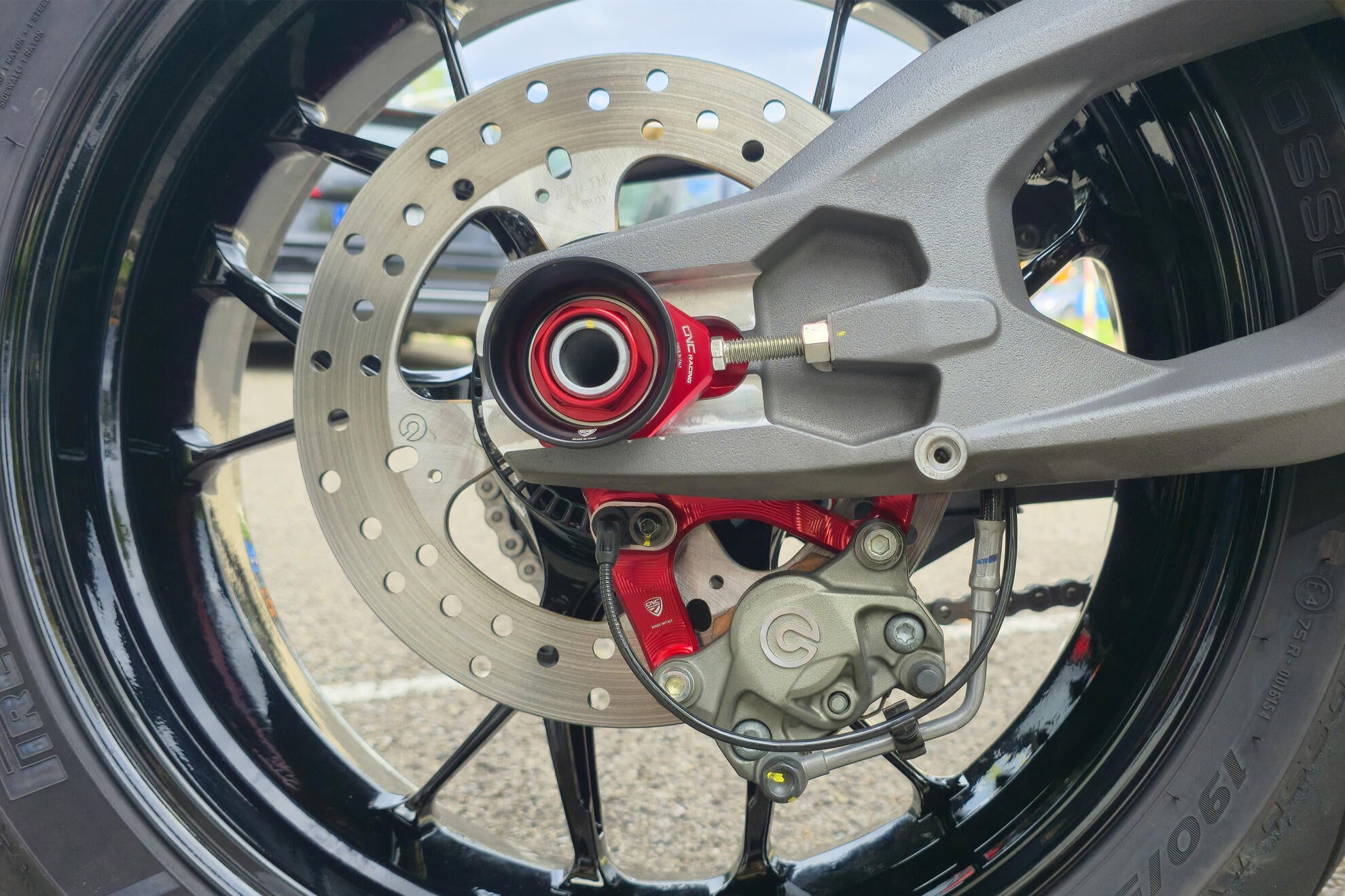 CNC Racing Billet Rear Caliper Bracket for the Ducati Panigale / Streetfighter V2 (2025+)