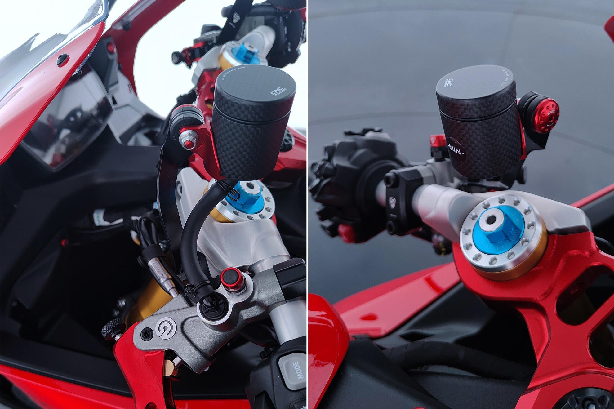 CNC Racing Billet Reservoir Mounting Bracket for 12ml Reservoirs