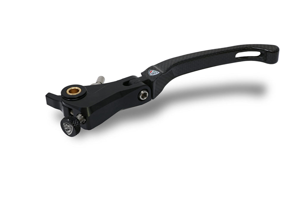 CNC Racing Carbon Fiber / Billet RACE Folding Adjustable Clutch Lever for Ducati Multistrada / Diavel V4