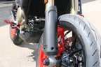 CNC Racing Carbon Fiber Front Fork Leg Protectors (pair) for the Ducati Hypermotard 698 Mono