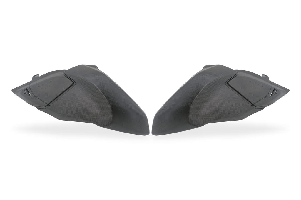 CNC Racing Carbon Fiber Fuel Tank Side Covers (pair) for the Ducati Hypermotard 698 Mono