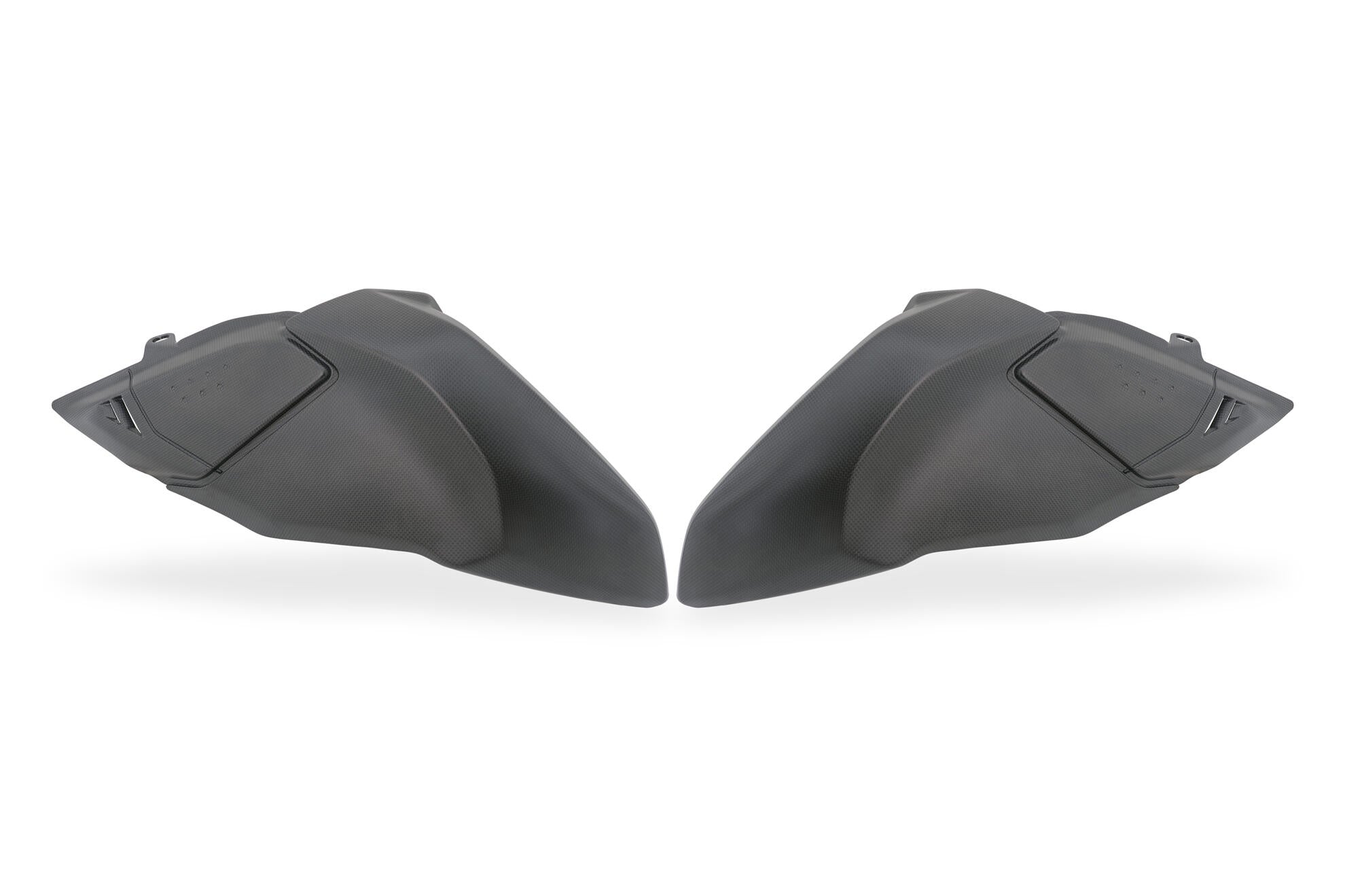 CNC Racing Carbon Fiber Fuel Tank Side Covers (pair) for the Ducati Hypermotard 698 Mono
