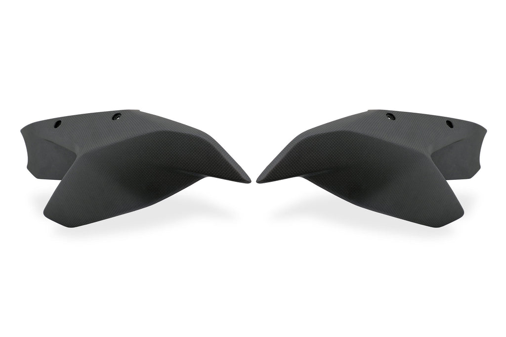 CNC Racing Carbon Fiber Fuel Tank Trim Set for the Ducati Streetfighter V2
