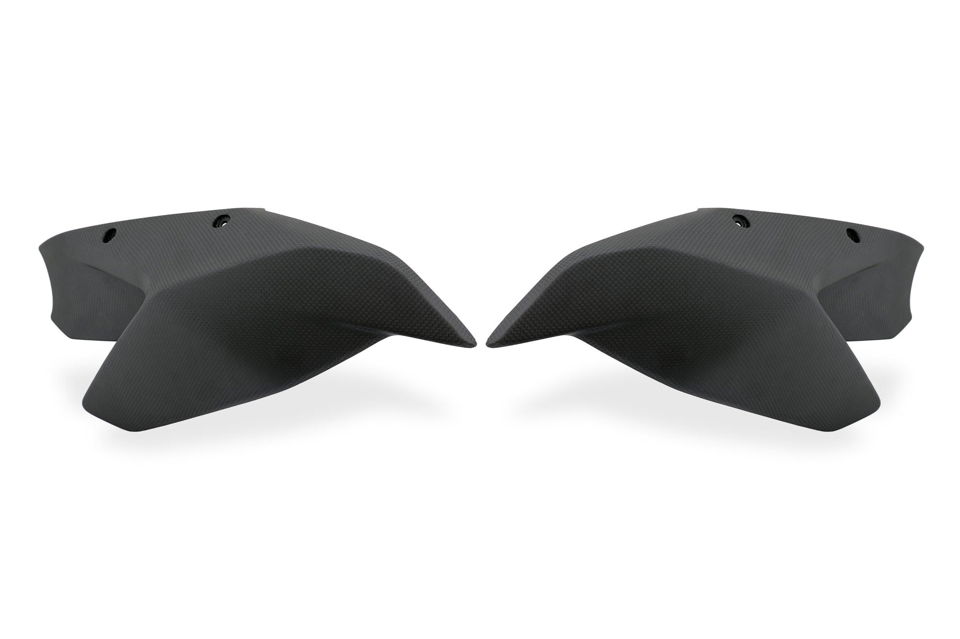 CNC Racing Carbon Fiber Fuel Tank Trim Set for the Ducati Streetfighter V2