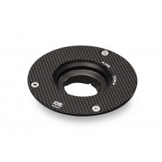 CNC Racing Carbon Fiber Gas Cap Flange for newer Ducati's MV's and Aprilia's