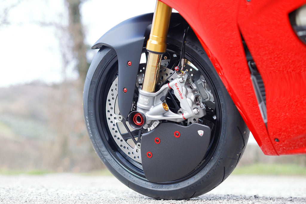 CNC Racing Carbon Fiber GP EVO Front Rotor Cooling Ducts For Ducati Panigale V4 S/R & Streetfighter V4 S (2025+) - and all other special editions
