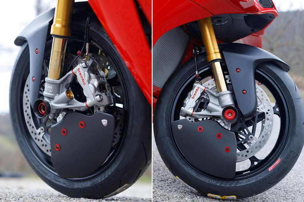 CNC Racing Carbon Fiber GP EVO Front Rotor Cooling Ducts For Ducati Panigale V4 S/R & Streetfighter V4 S (2025+) - and all other special editions