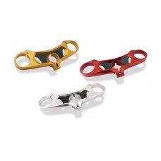 CNC Racing Carbon Fiber Inlay Upper Triple Clamp Kit for Ducati Panigale V4 / S / R / Speciale