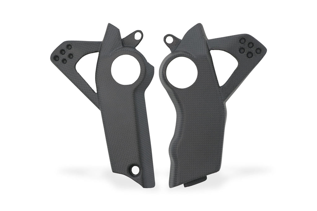 CNC Racing Carbon Fiber Lower Frame Side Covers for the Ducati DesertX
