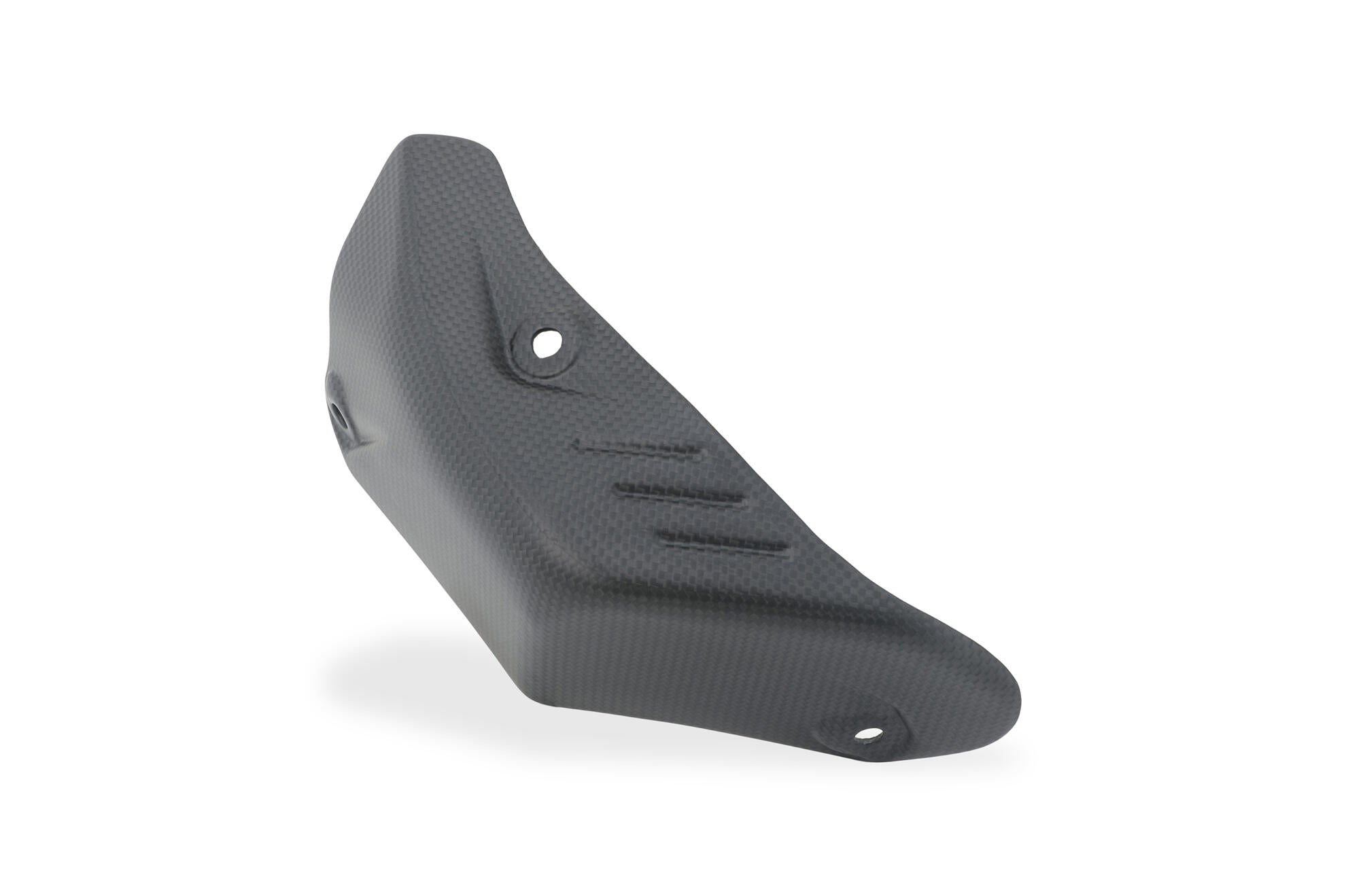 CNC Racing Carbon Fiber Rear Exhaust Guard for the Ducati Hypermotard 698 Mono