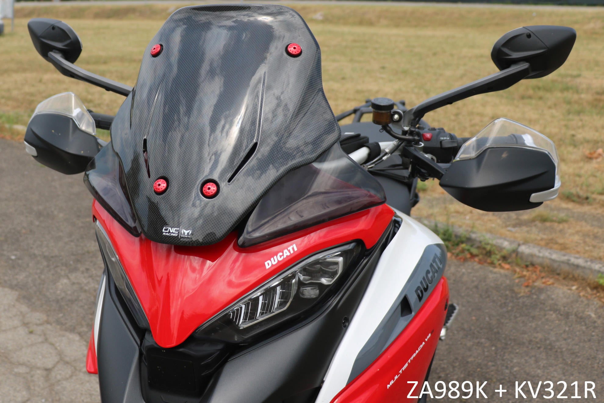 CNC Racing Carbon Fiber Sport Screen for Ducati Multistrada V4