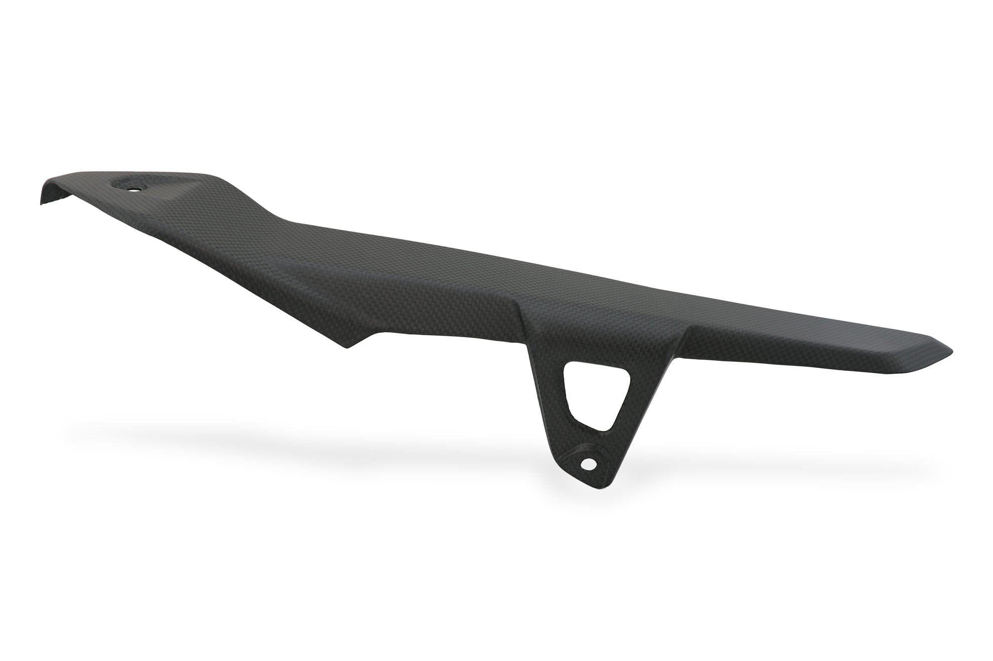 CNC Racing Carbon Fiber Upper Chain Guard for the Ducati DesertX
