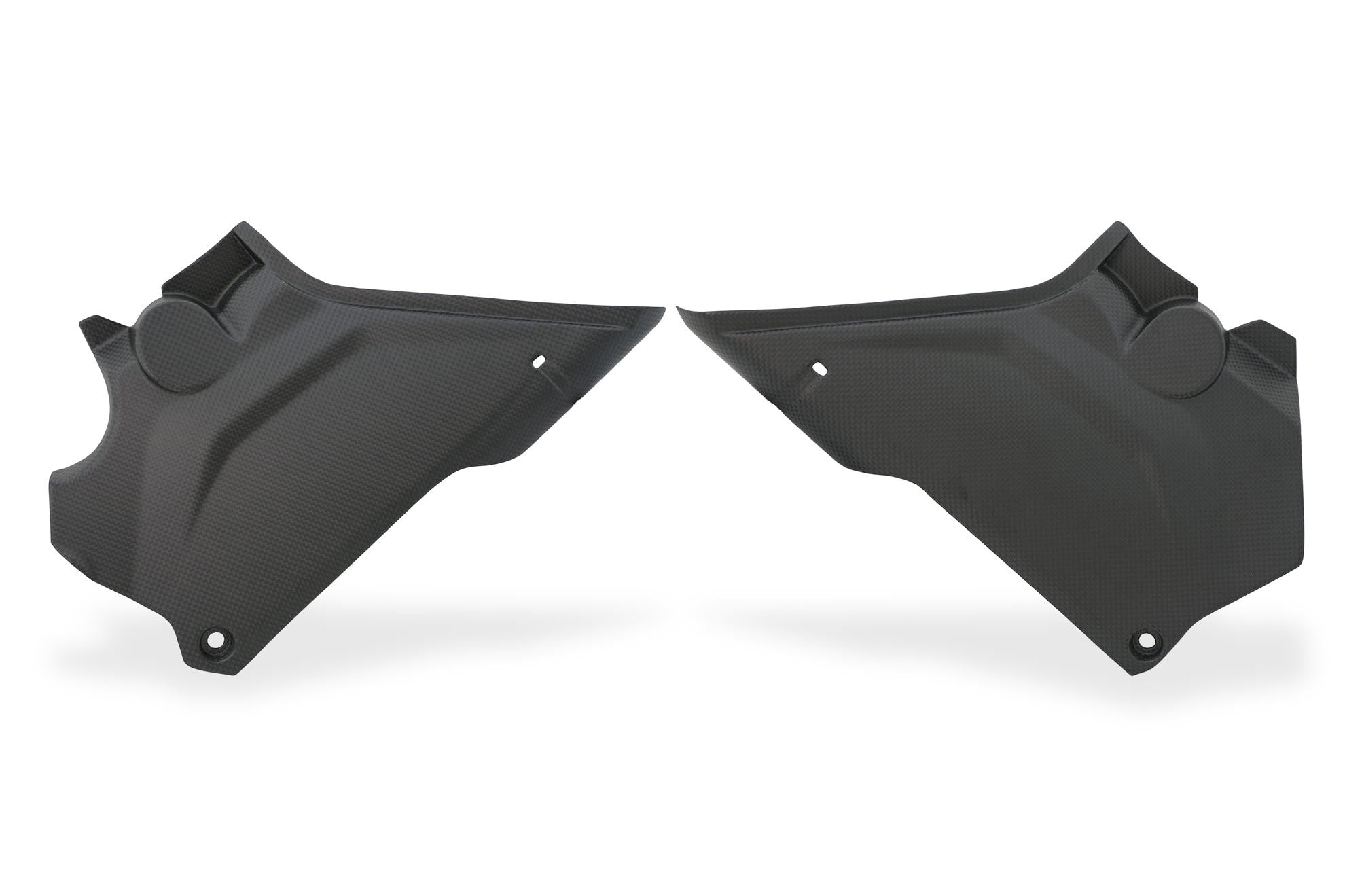 CNC Racing Carbon Fiber Upper Frame Side Covers for the Ducati DesertX
