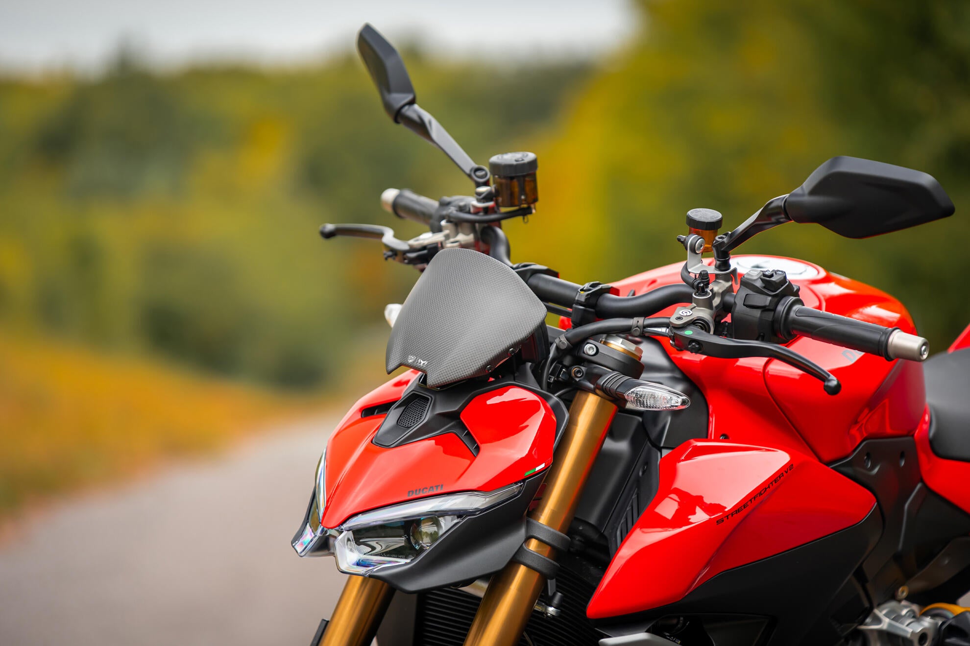 CNC Racing Carbon Fiber Windscreen / Spoiler for the Ducati Streetfighter V2 (2025+)