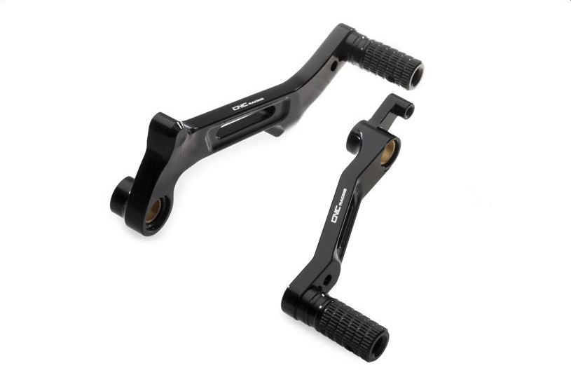 CNC Racing 'Easy' Foot Lever Kit for Ducati Multistrada 1200 10-14 with Solid Toe Pegs