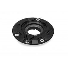CNC Racing 'GEAR' Aluminum Gas Cap Flange for MV 3 cylinder Models, Aprilia, Moto Guzzi, and Triumph