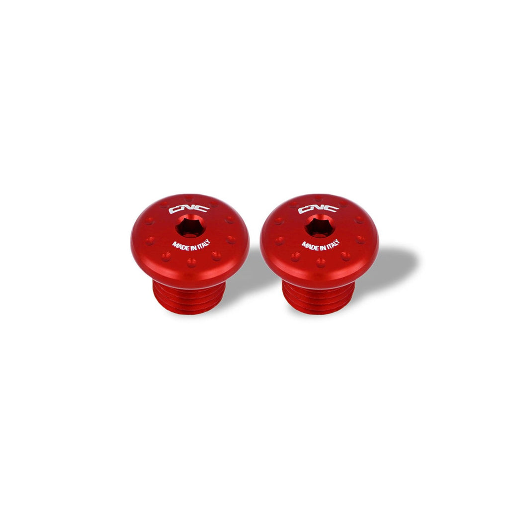 CNC Racing M8 Thread Passenger Rearset / Foot peg Frame Block off Caps