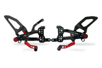 CNC Racing RPS Adjustable Rearset for the Ducati Panigale V4 / S / R - with Carbon Heel guard