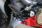 CNC Racing RPS Adjustable Rearset for the Ducati Panigale V4 / S / R - with Carbon Heel guard