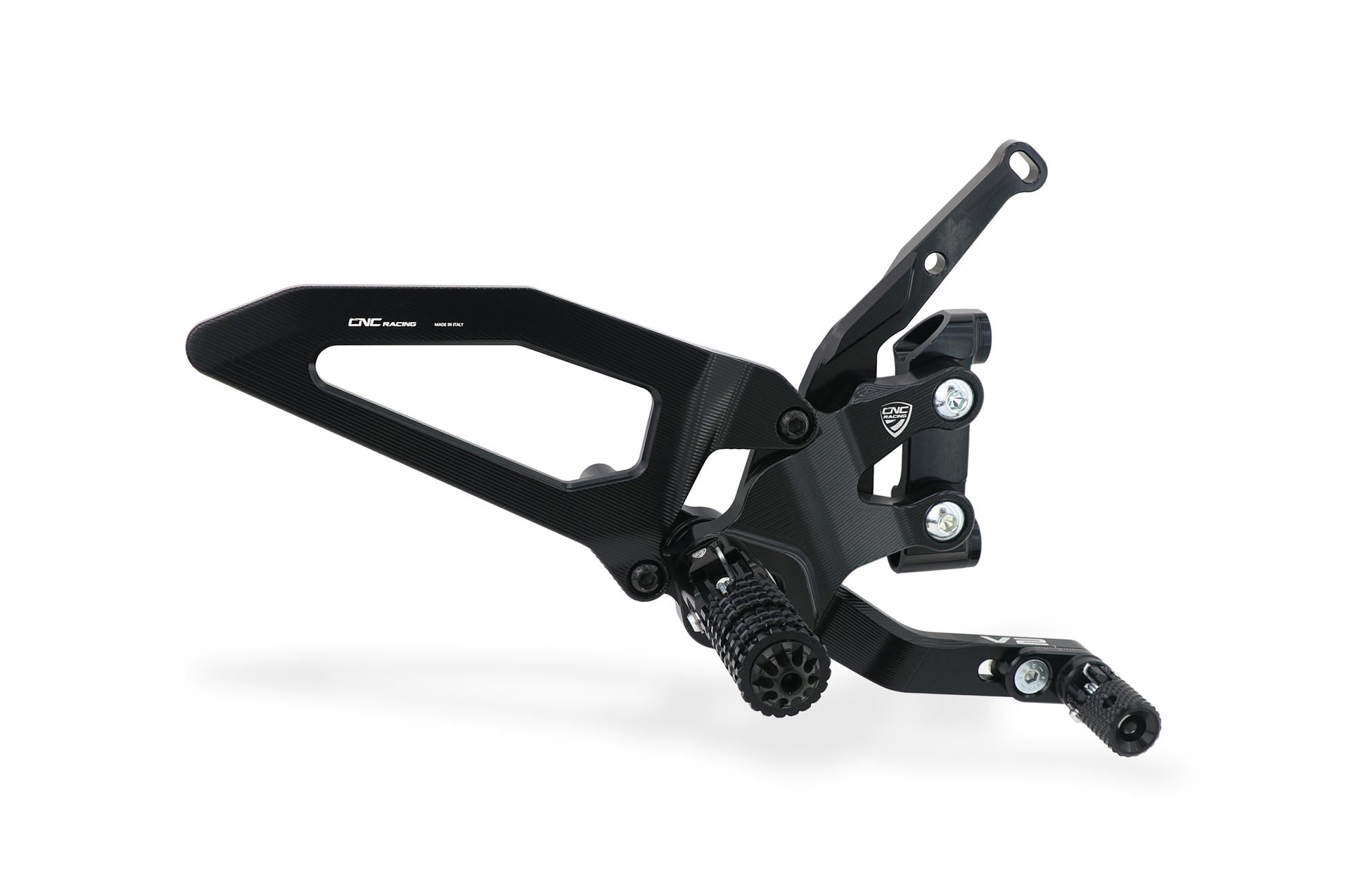 CNC Racing RPS Adjustable Rearset for the Ducati Streetfighter V2 (22-24)