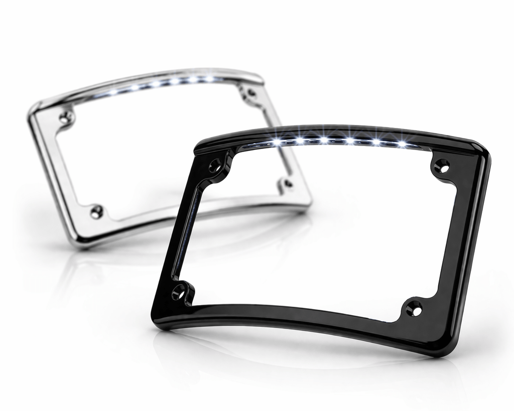 Eagle Lights Curved LED License Plate with Light for 2006 - 2025 Harley-Davidson® Motorcycles