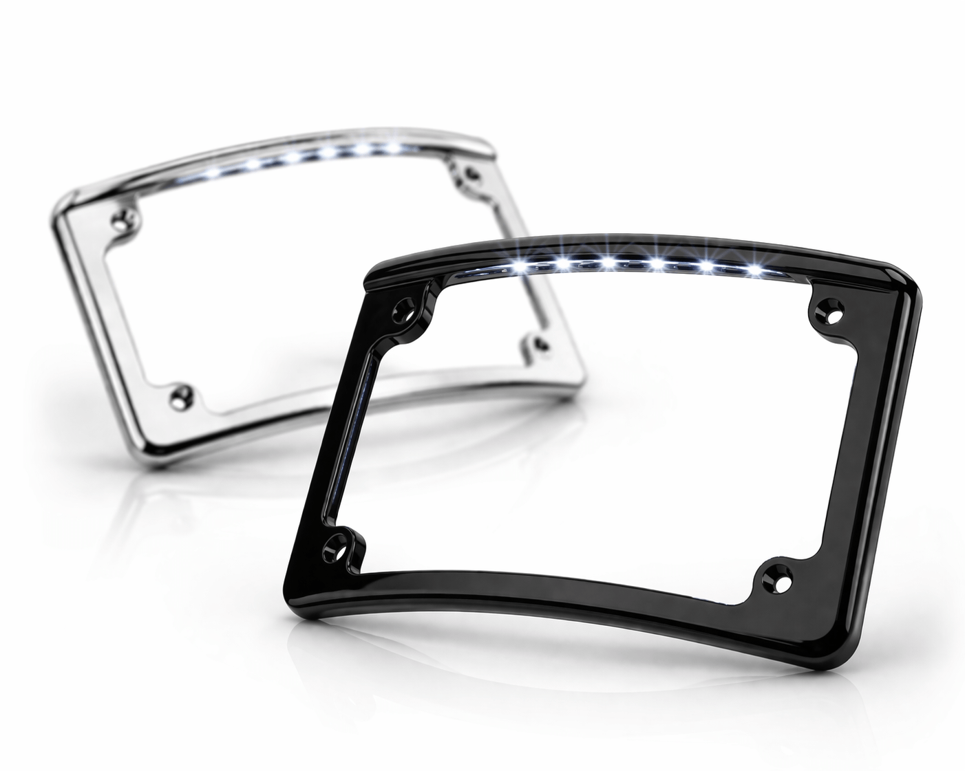 Eagle Lights Curved LED License Plate with Light for 2006 - 2025 Harley-Davidson® Motorcycles