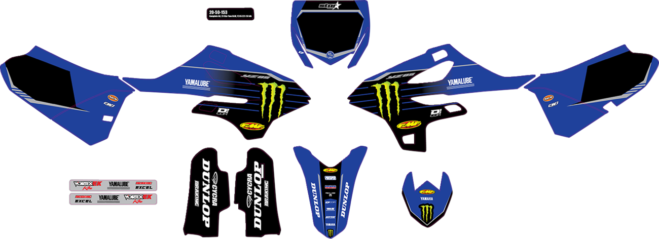 D'COR Visuals Complete Graphics Kit - '22-'23 Monster Energy Star