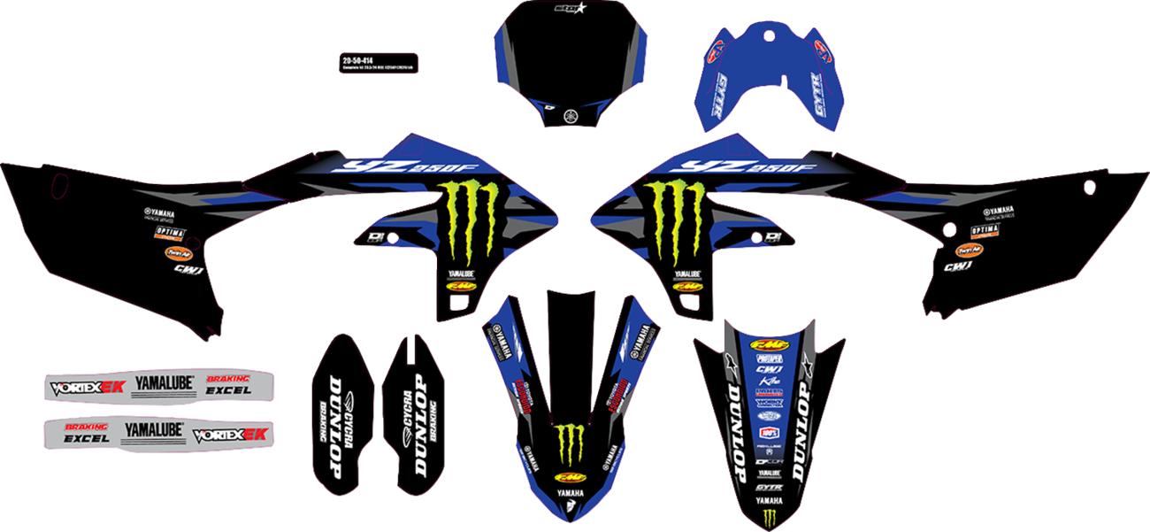 D'COR Visuals Complete Graphics Kit - '23.5/'24 Monster Energy Star