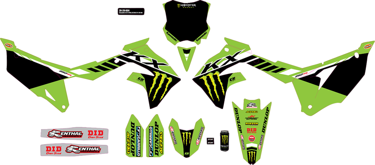 D'COR Visuals Complete Graphics Kit - '24 Monster Energy