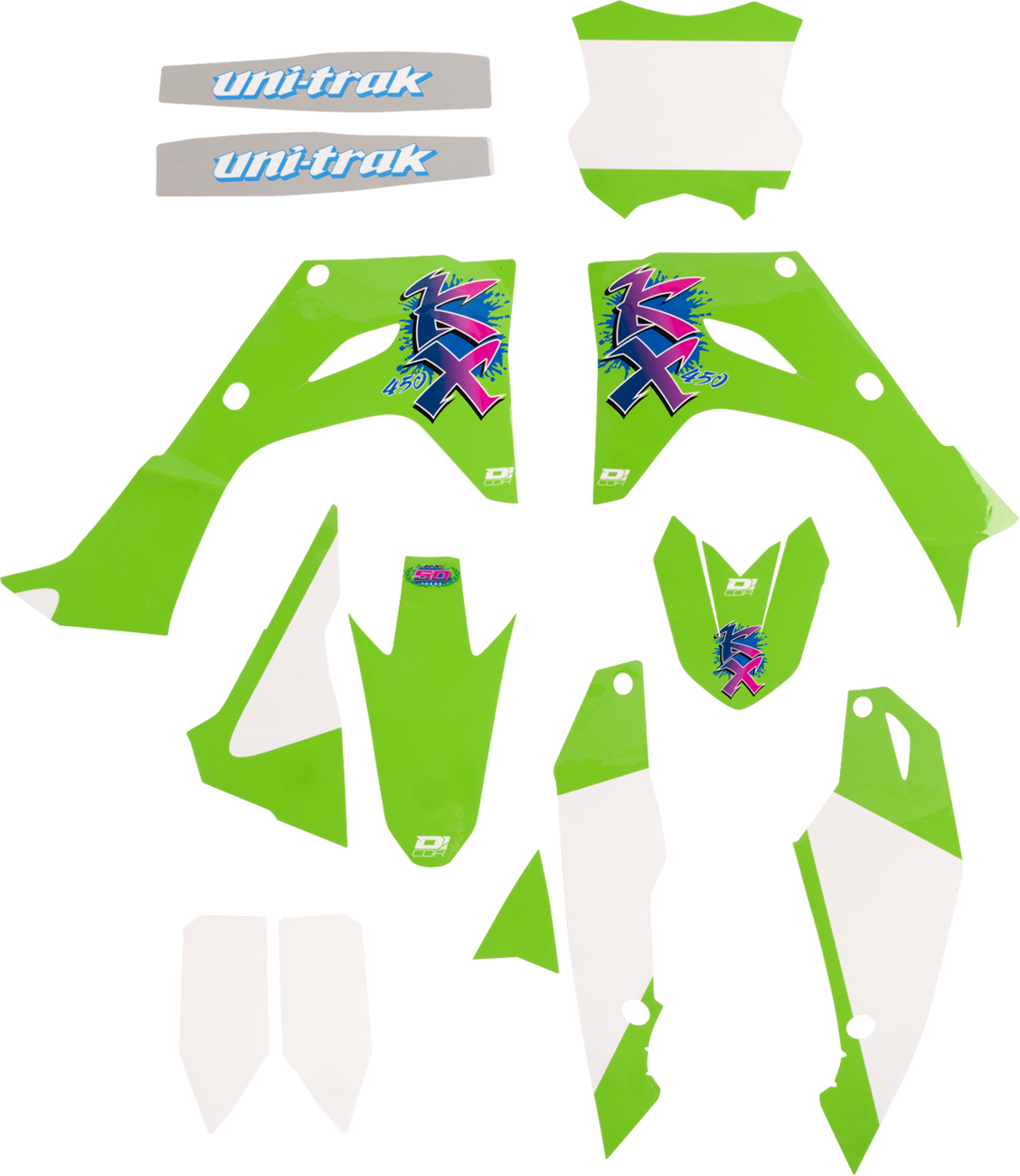 D'COR Visuals Complete Graphics Kit - '93 KX Retro