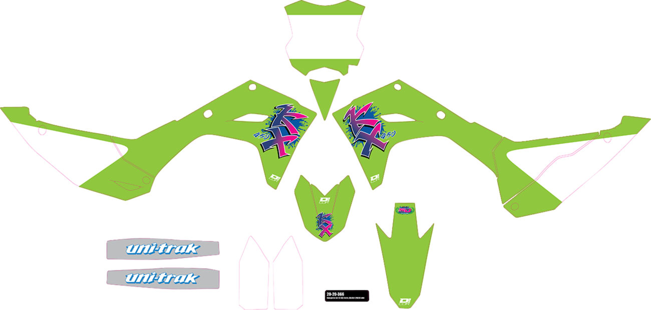 D'COR Visuals Complete Graphics Kit - '93 KX Retro