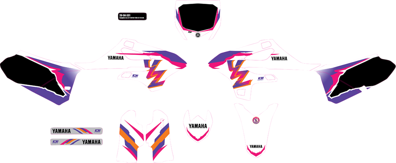 D'COR Visuals Complete Graphics Kit - '93 YZ Retro