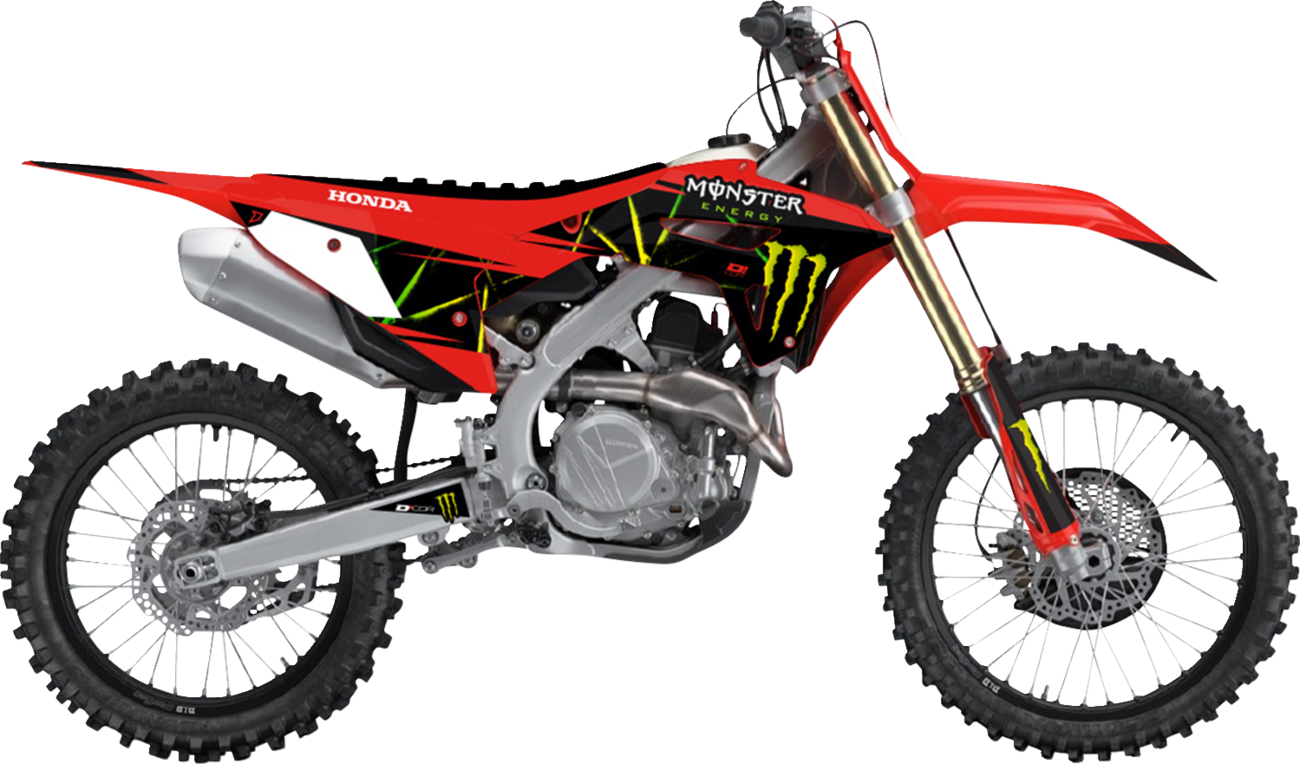 D'COR Visuals Complete Graphics Kit - Monster Energy Slash