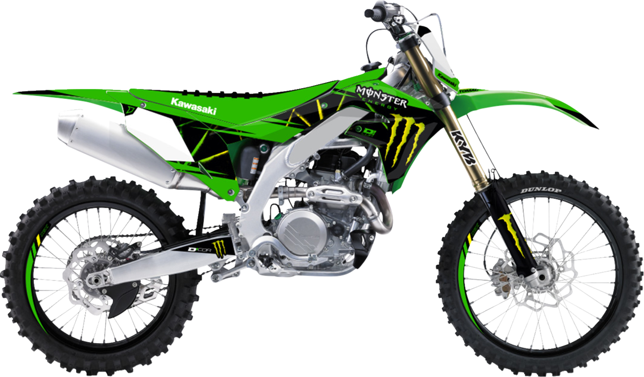D'COR Visuals Complete Graphics Kit - Monster Energy Slash