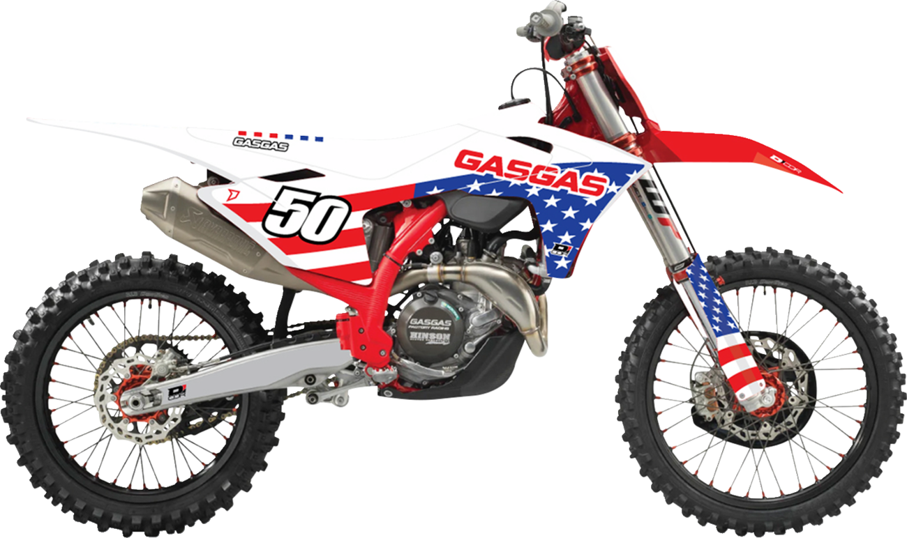 D'COR Visuals Complete Graphics Kit - USA Gas Gas