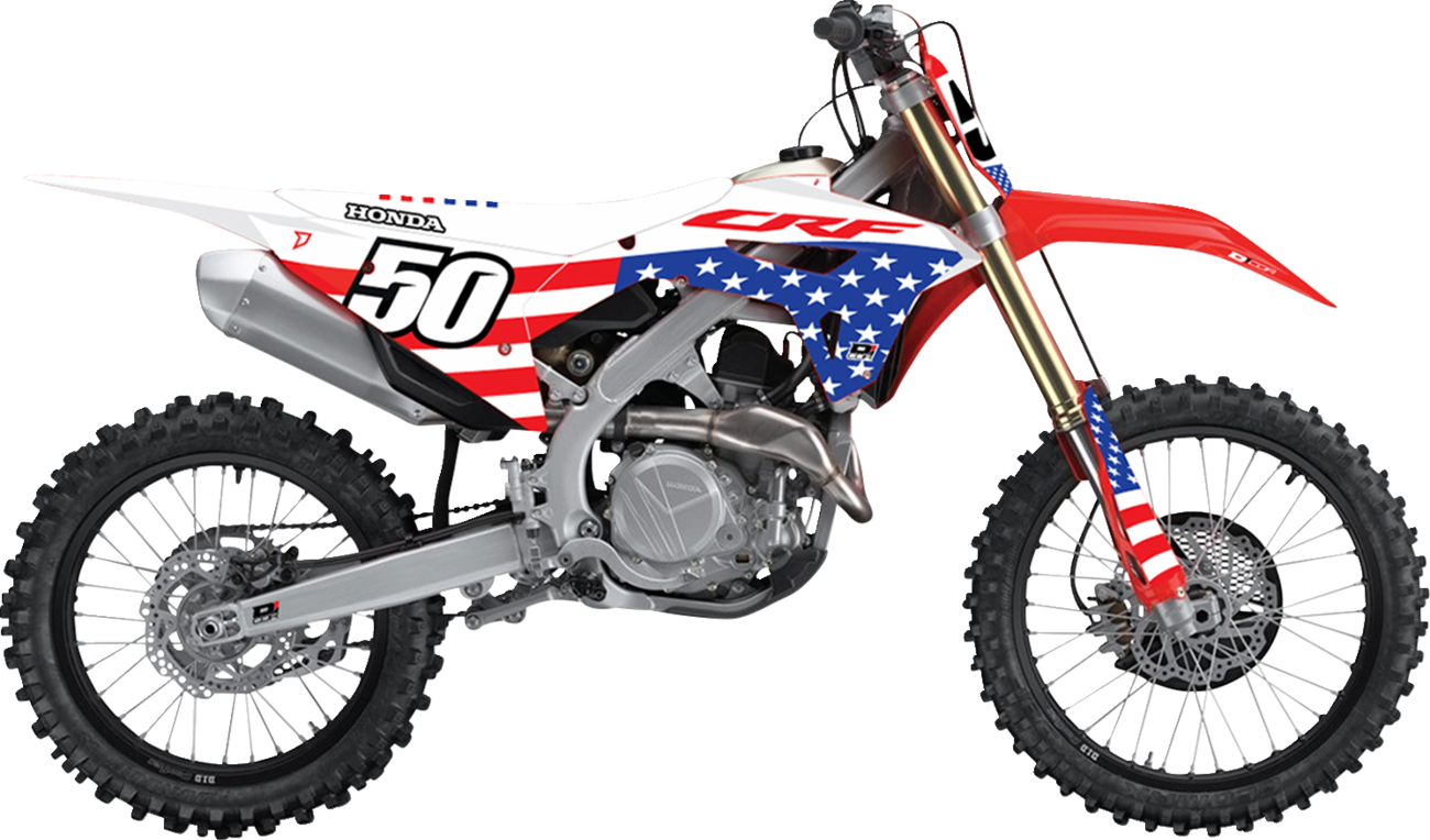 D'COR Visuals Complete Graphics Kit - USA Honda / CRF 250/450 R '25