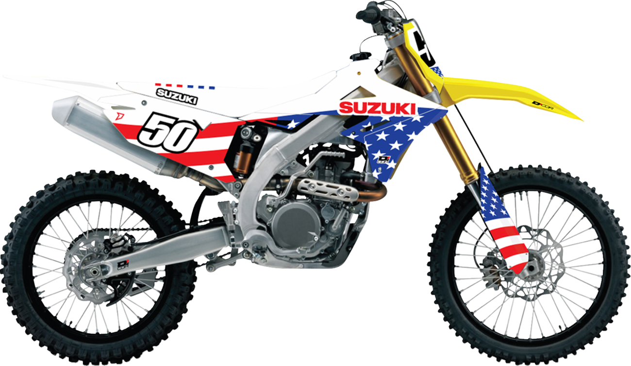 D'COR Visuals Complete Graphics Kit - USA Suzuki