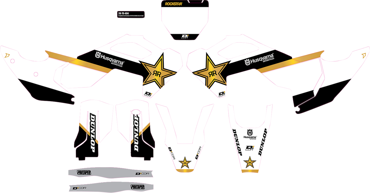 D'COR Visuals Complete Graphics Kit - White